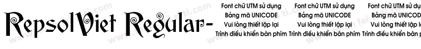 RepsolViet Regular字体转换